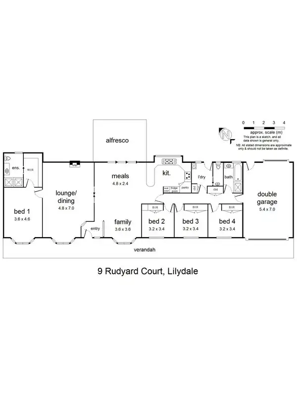 Floorplan of Homely house listing, 9 Rudyard Court, Lilydale VIC 3140