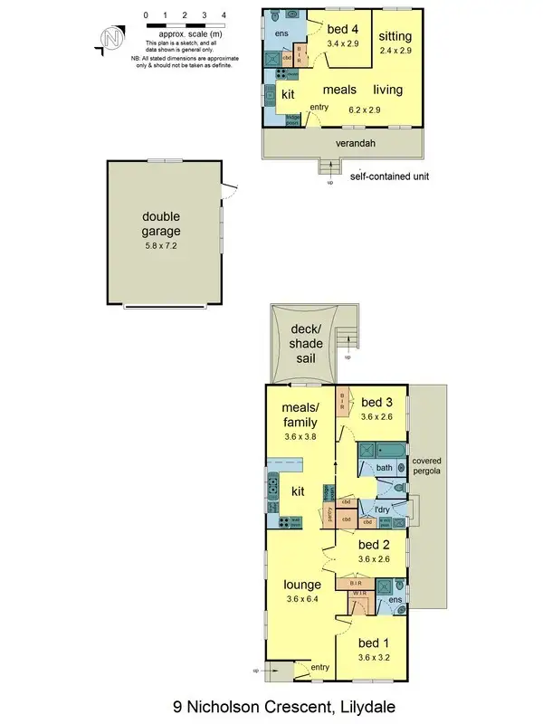 Floorplan of Homely house listing, 9 Nicholson Crescent, Lilydale VIC 3140