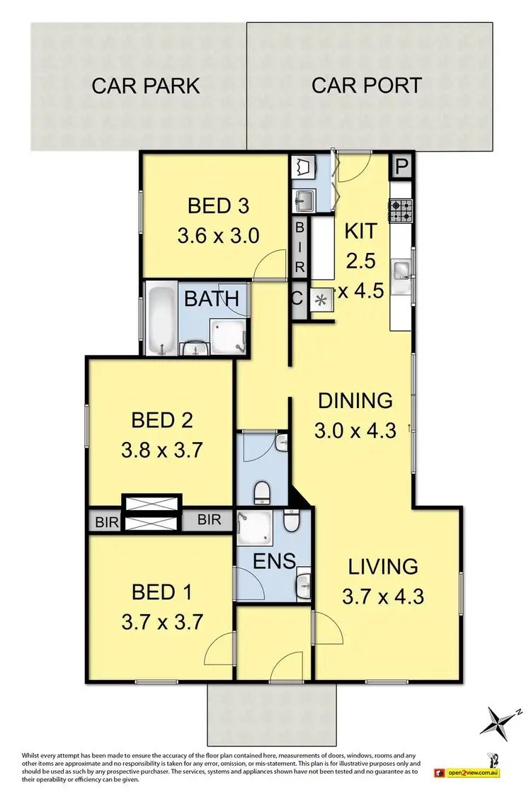 Floorplan of Homely house listing, 14 Beverley Street, Yarraville VIC 3013