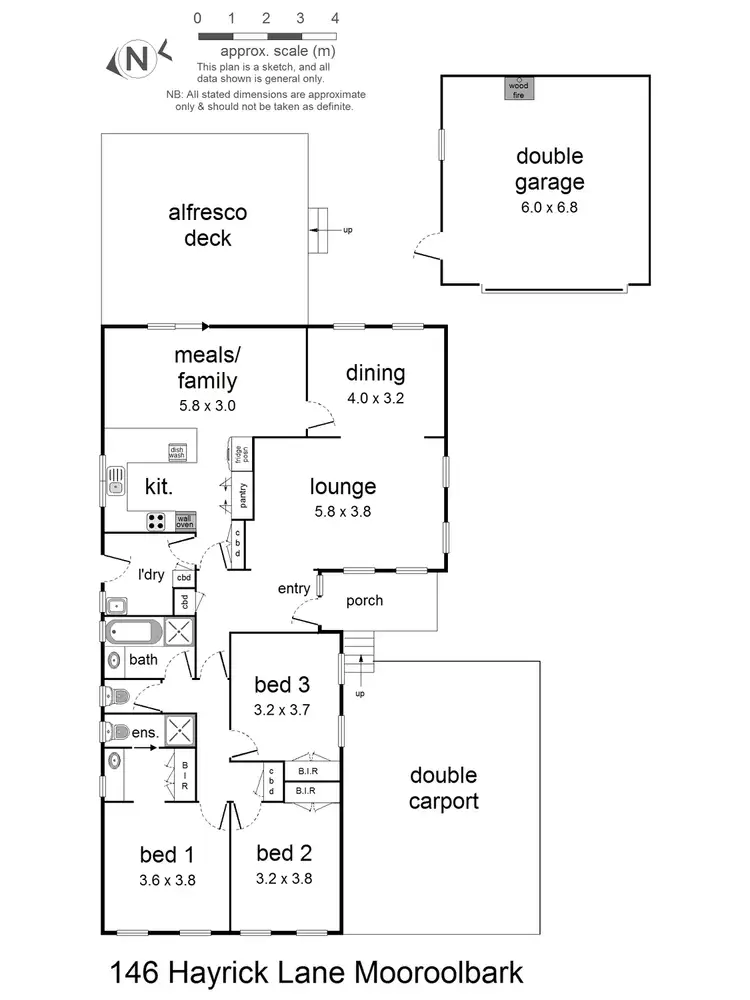 Floorplan of Homely house listing, 146 Hayrick Lane, Mooroolbark VIC 3138