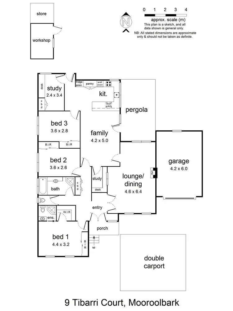 Floorplan of Homely house listing, 9 Tibarri Court, Mooroolbark VIC 3138