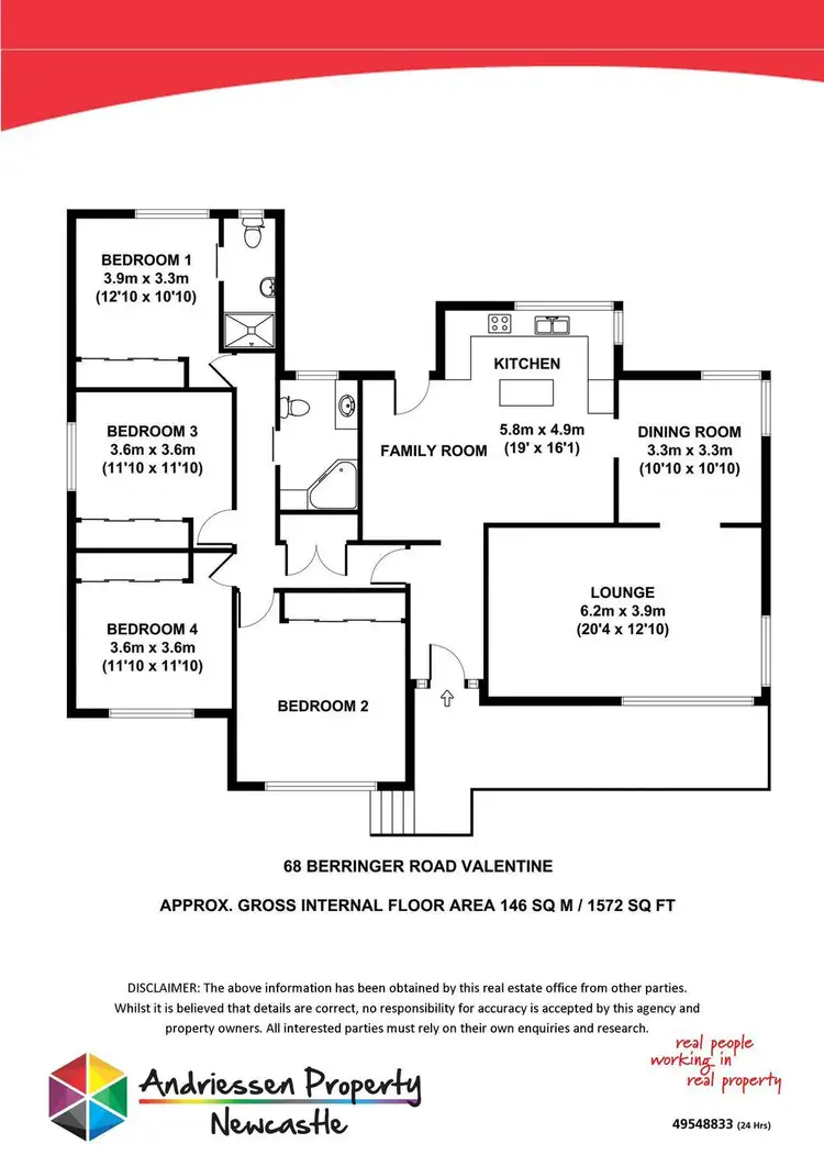 Floorplan of Homely house listing, Address available on request