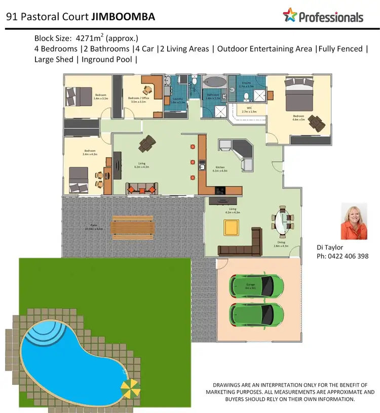 Floorplan of Homely house listing, 91-93 Pastoral Court, Jimboomba QLD 4280
