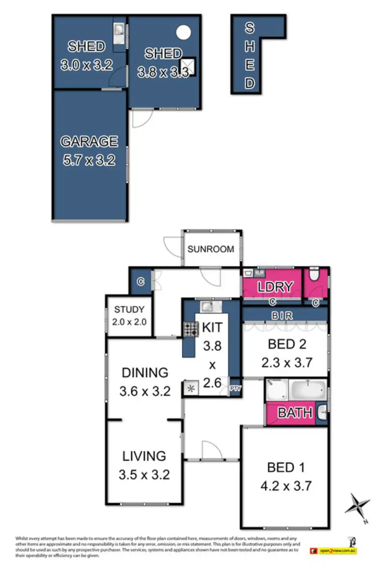 Floorplan of Homely house listing, 25 Essex Street, Footscray VIC 3011