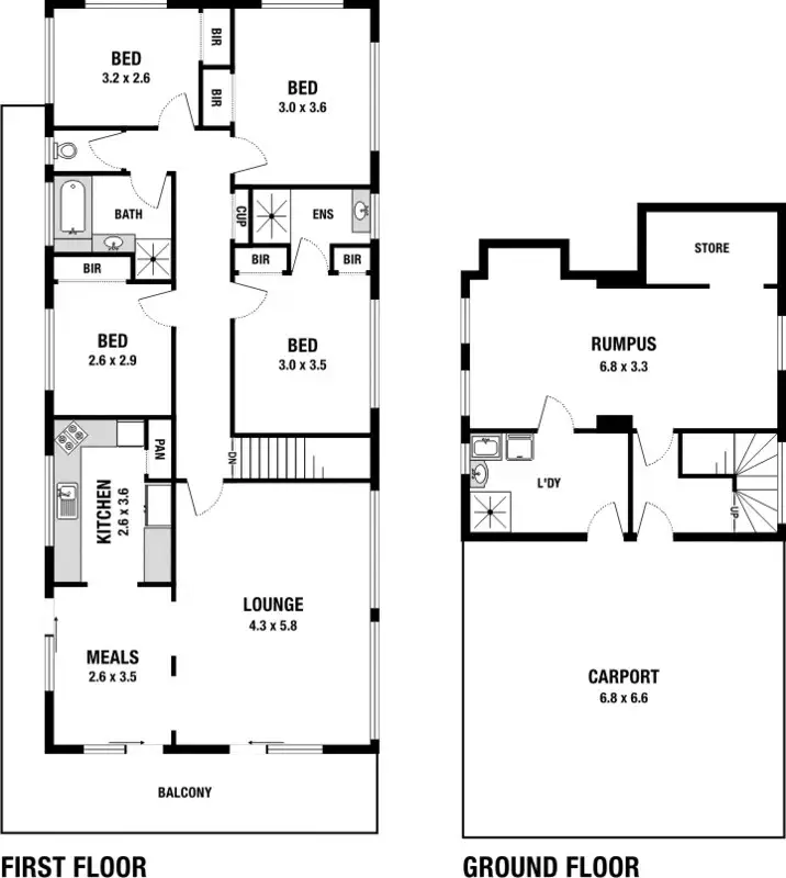 Floorplan of Homely house listing, 28 Alexandra Road, Lilydale VIC 3140