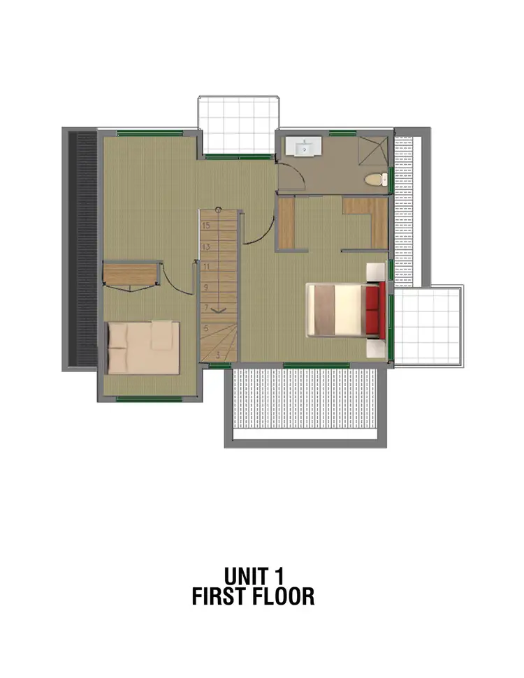Floorplan of Homely townhouse listing, 1-4/26 Burrows Avenue, Dandenong VIC 3175