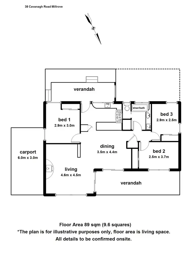 Floorplan of Homely house listing, 38 Cavanagh Road, Millgrove VIC 3799
