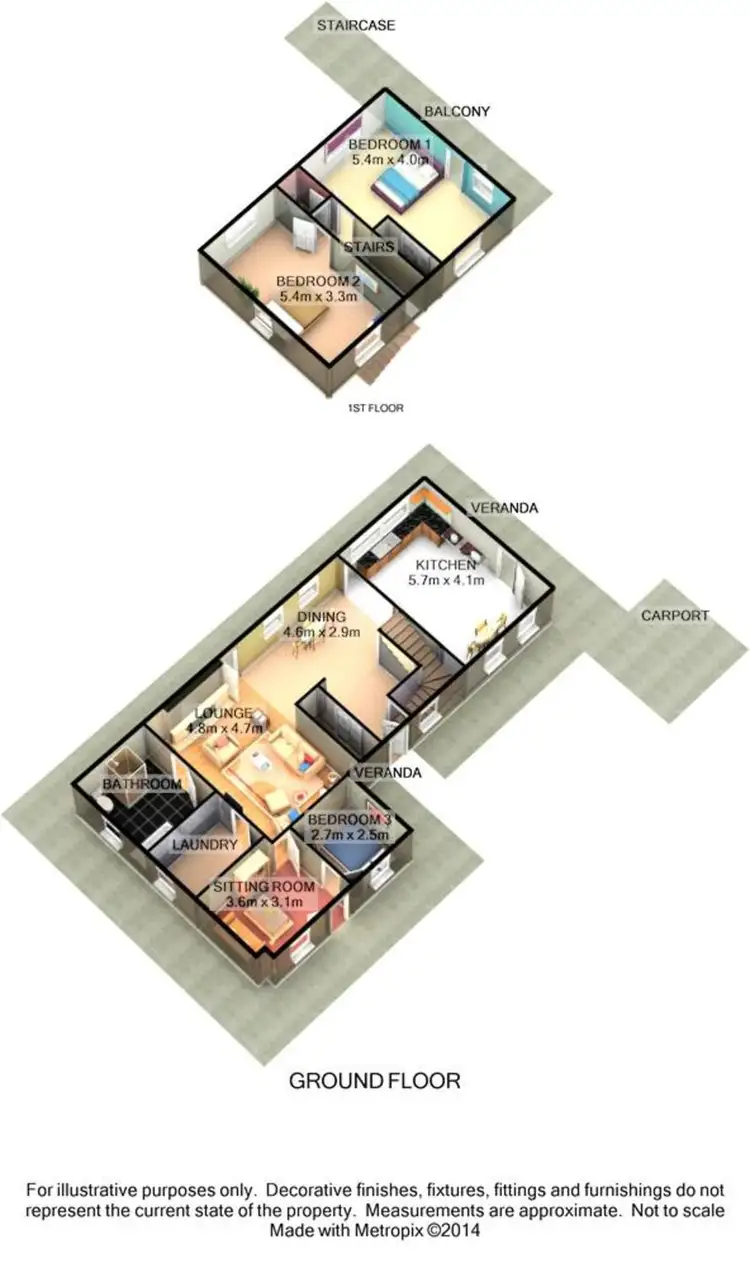 Floorplan of Homely house listing, 201 Library Road, Beechworth VIC 3747