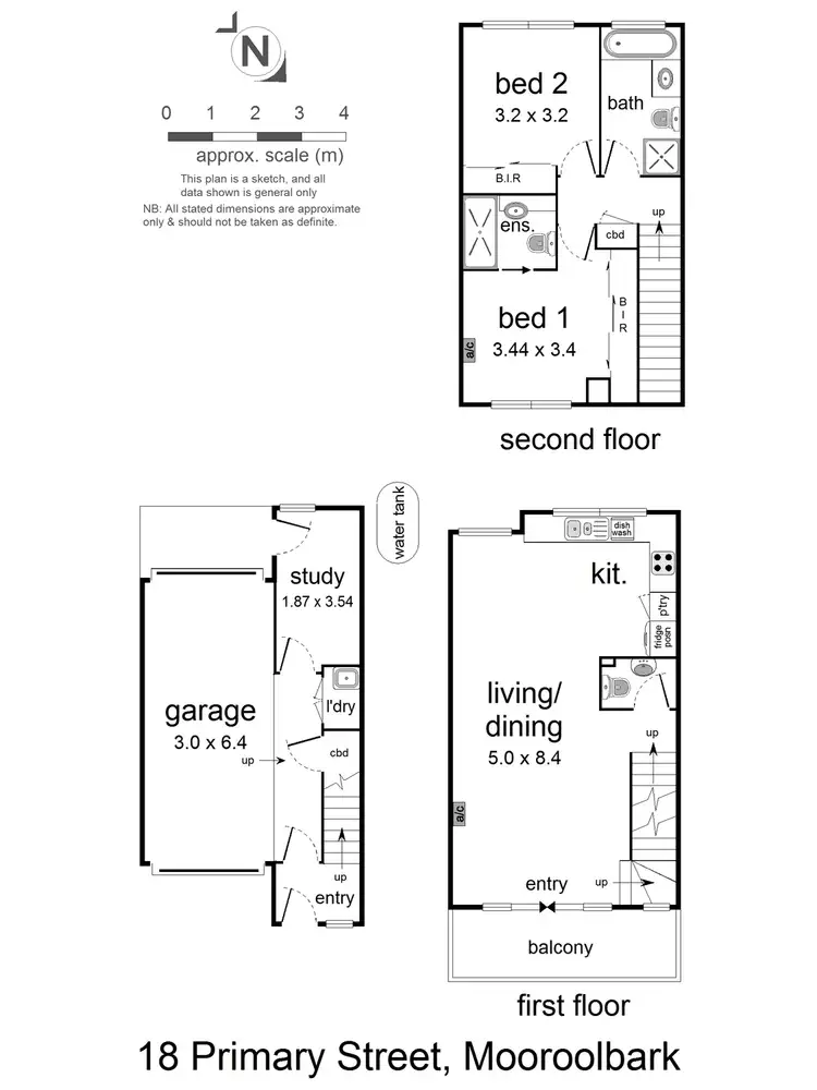 Floorplan of Homely house listing, 18 Primary Street, Mooroolbark VIC 3138