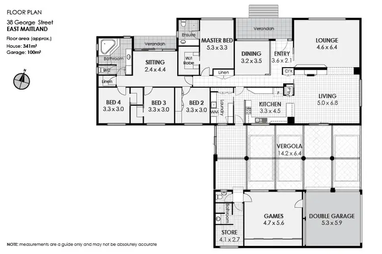 Floorplan of Homely house listing, 38 George Street, East Maitland NSW 2323