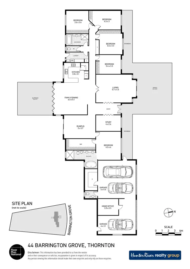 Floorplan of Homely house listing, 44 Barrington Grove, Thornton NSW 2322
