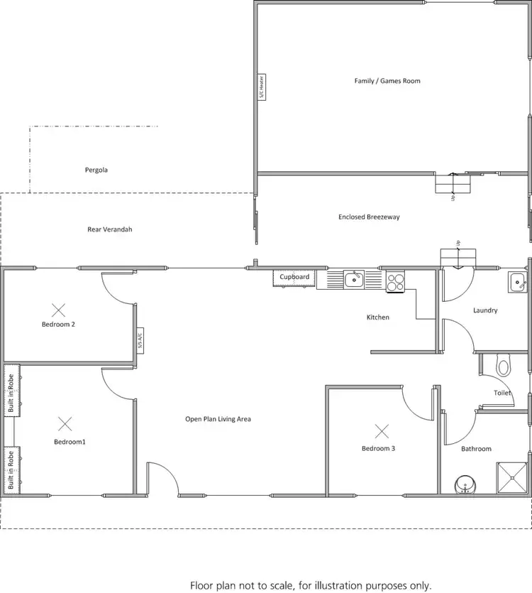 Floorplan of Homely house listing, 15 O'Halloran Parade, Edithburgh SA 5583