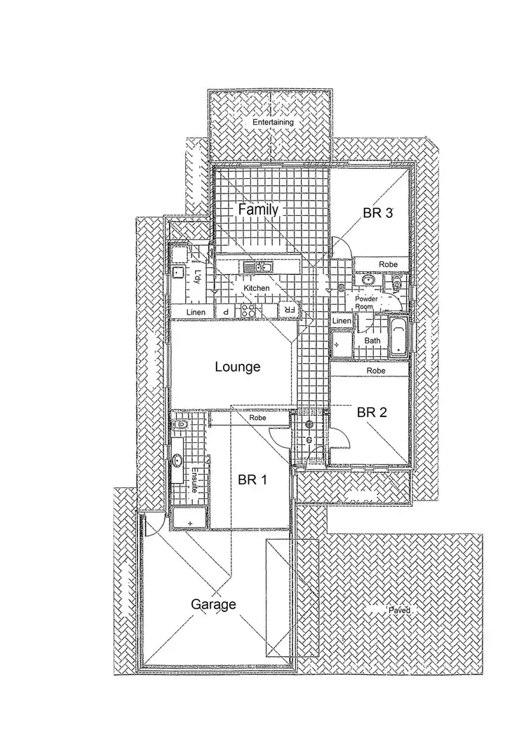 Floorplan of Homely villa listing, Unit 1/383 Eleventh Street, Mildura VIC 3500