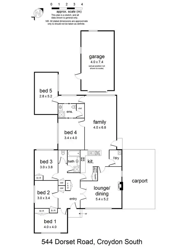 Floorplan of Homely house listing, 544 Dorset Road, Croydon South VIC 3136