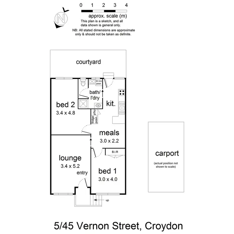 Floorplan of Homely unit listing, 5/45 Vernon Street, Croydon VIC 3136