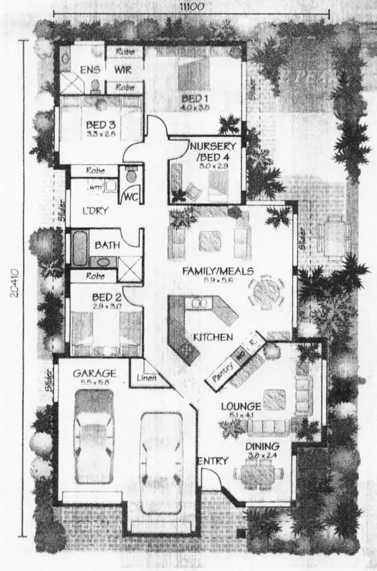 Floorplan of Homely house listing, 34 Chifley Road, Morisset Park NSW 2264