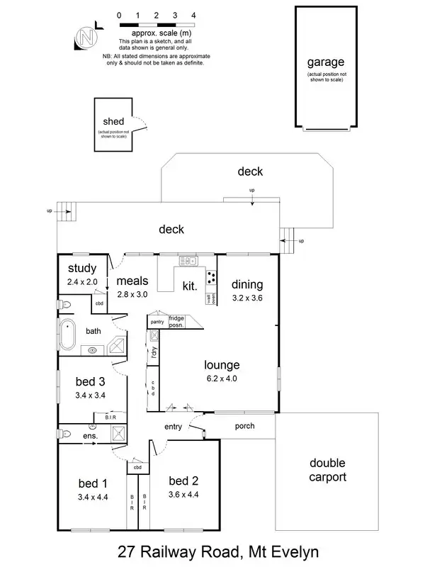 Floorplan of Homely house listing, 27 Railway Road, Mount Evelyn VIC 3796