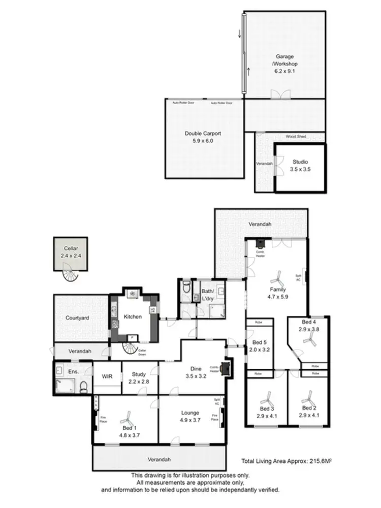 Floorplan of Homely house listing, 13 St Peters Terrace, Willunga SA 5172