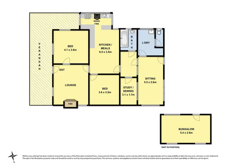 Floorplan of Homely rural property listing, 1410 Cape Otway Road, Modewarre VIC 3240