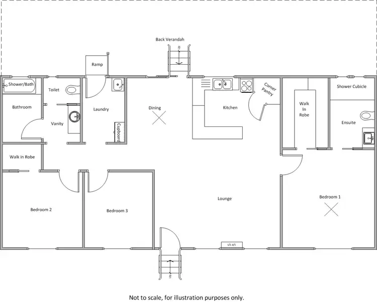 Floorplan of Homely house listing, 33 Melville Street, Yorketown SA 5576