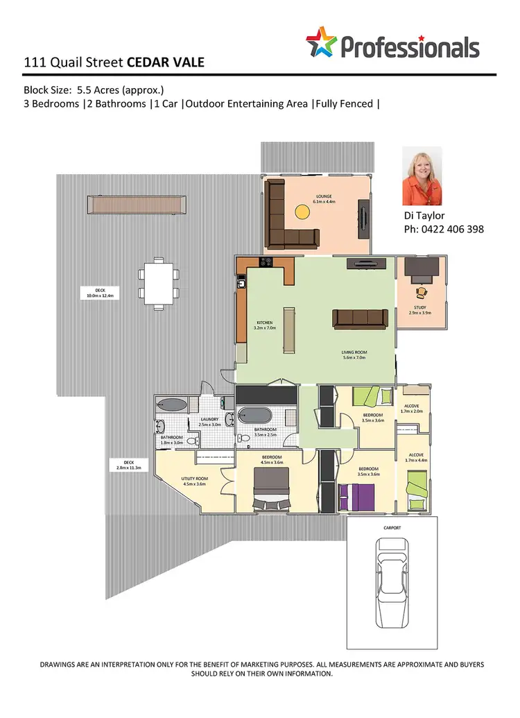 Floorplan of Homely house listing, 111 Quail Street, Cedar Vale QLD 4285