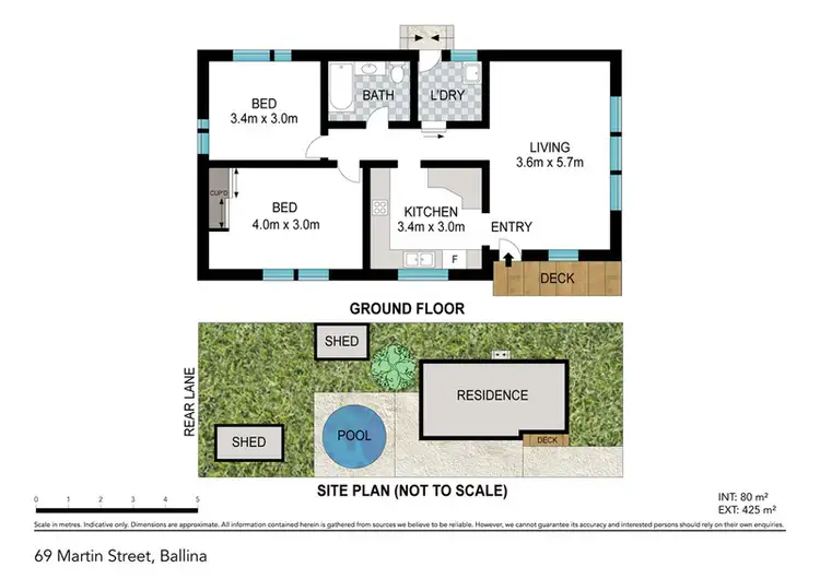 Floorplan of Homely house listing, 69 Martin Street, Ballina NSW 2478