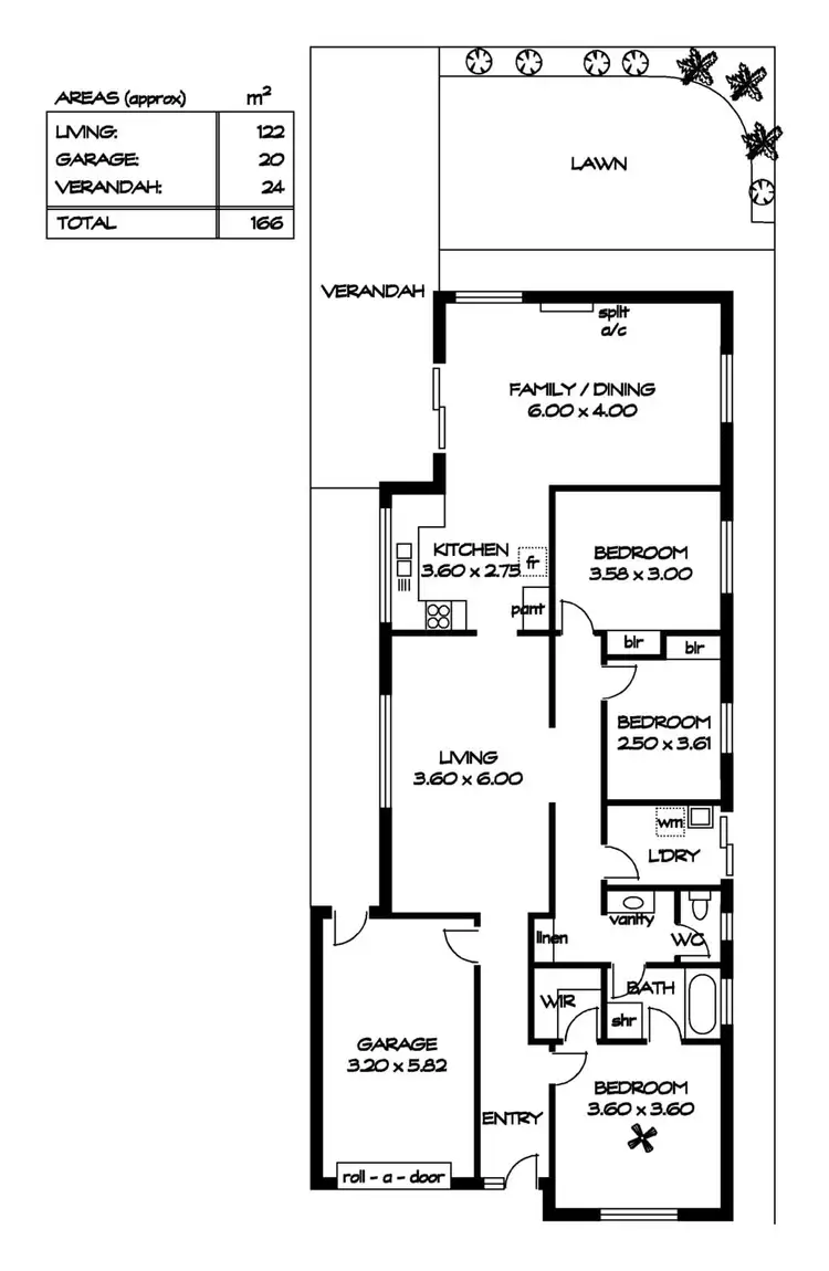 Floorplan of Homely house listing, 5 Montacute Drive, Oakden SA 5086