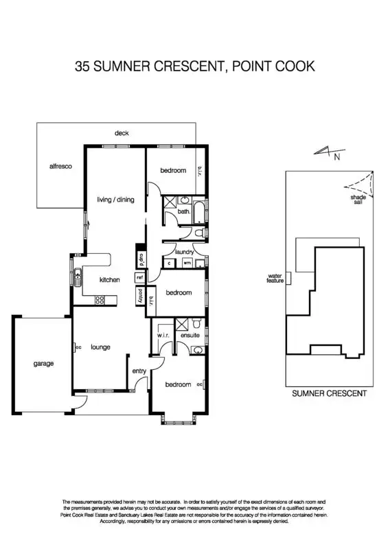 Floorplan of Homely house listing, 35 Sumner Crescent, Point Cook VIC 3030
