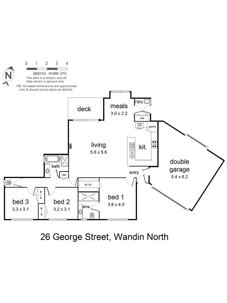 Floorplan of Homely house listing, 26 George Street, Wandin North VIC 3139
