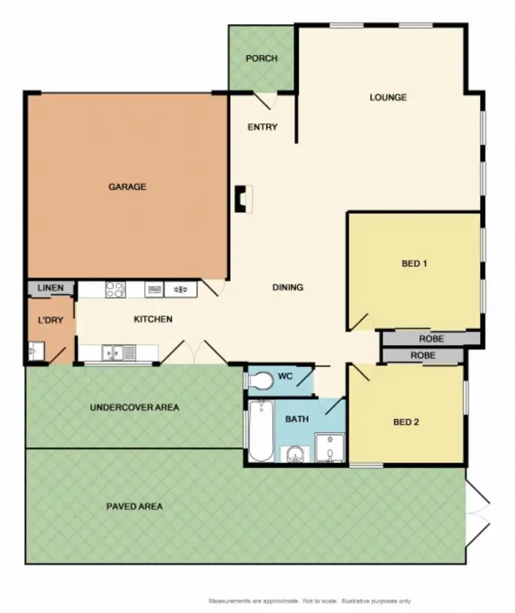 Floorplan of Homely house listing, 44 Craig Drive, Bellbridge VIC 3691