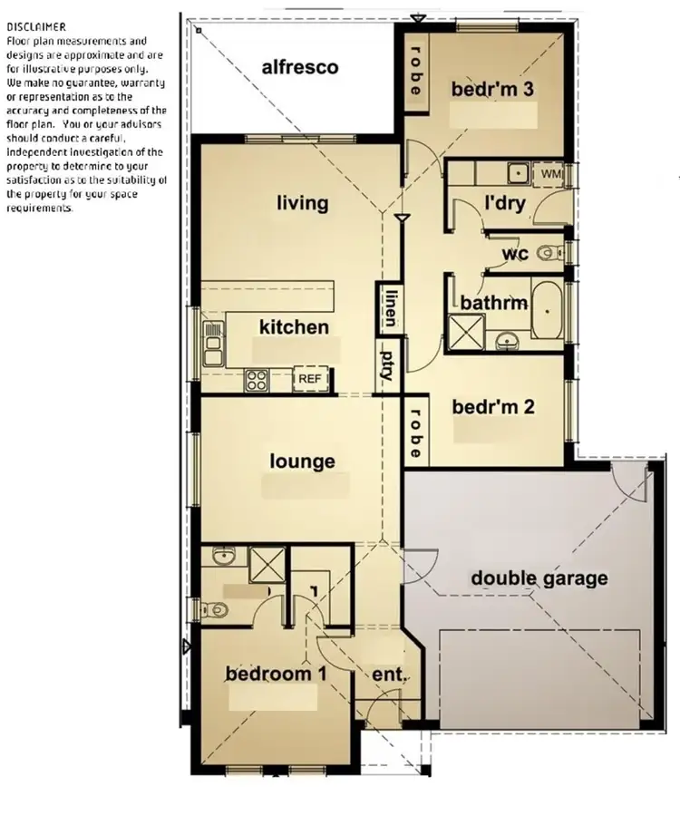 Floorplan of Homely house listing, 3/7 John Monash Boulevard, Mildura VIC 3500