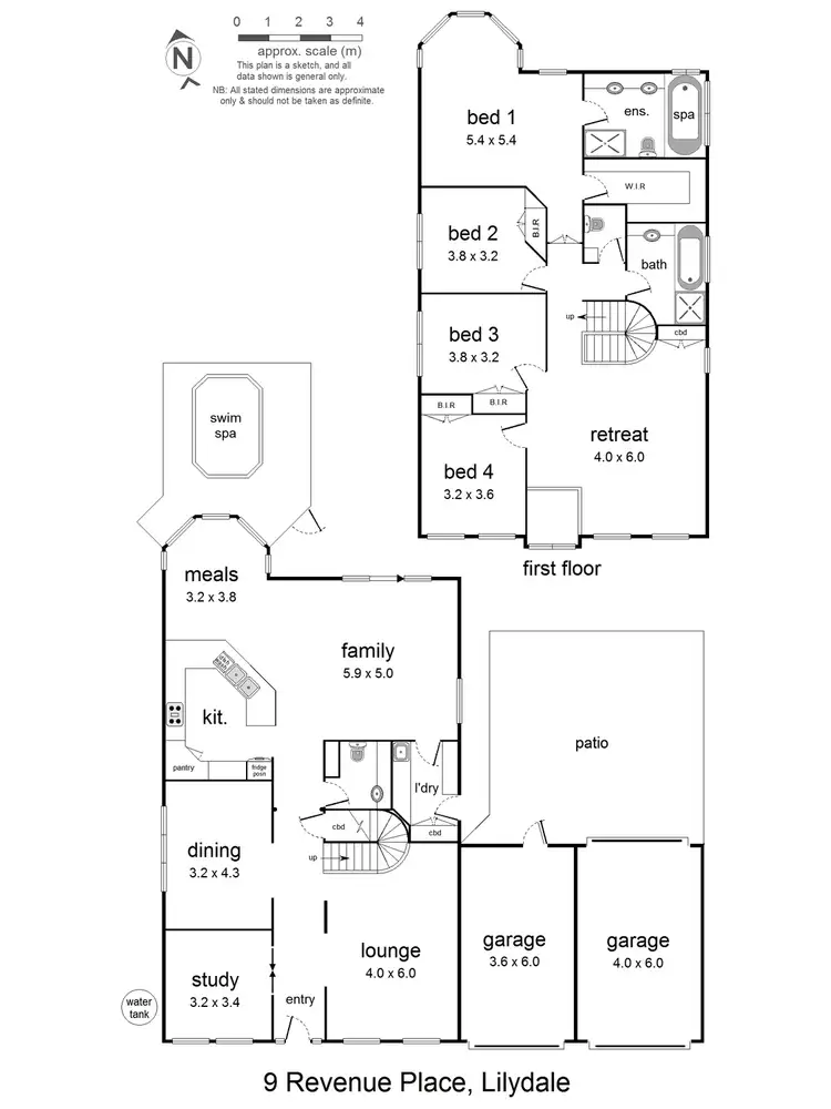 Floorplan of Homely house listing, 9 Revenue Place, Lilydale VIC 3140