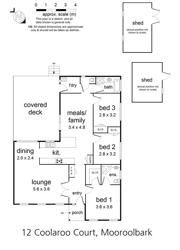 Floorplan of Homely house listing, 12 Coolaroo Court, Mooroolbark VIC 3138