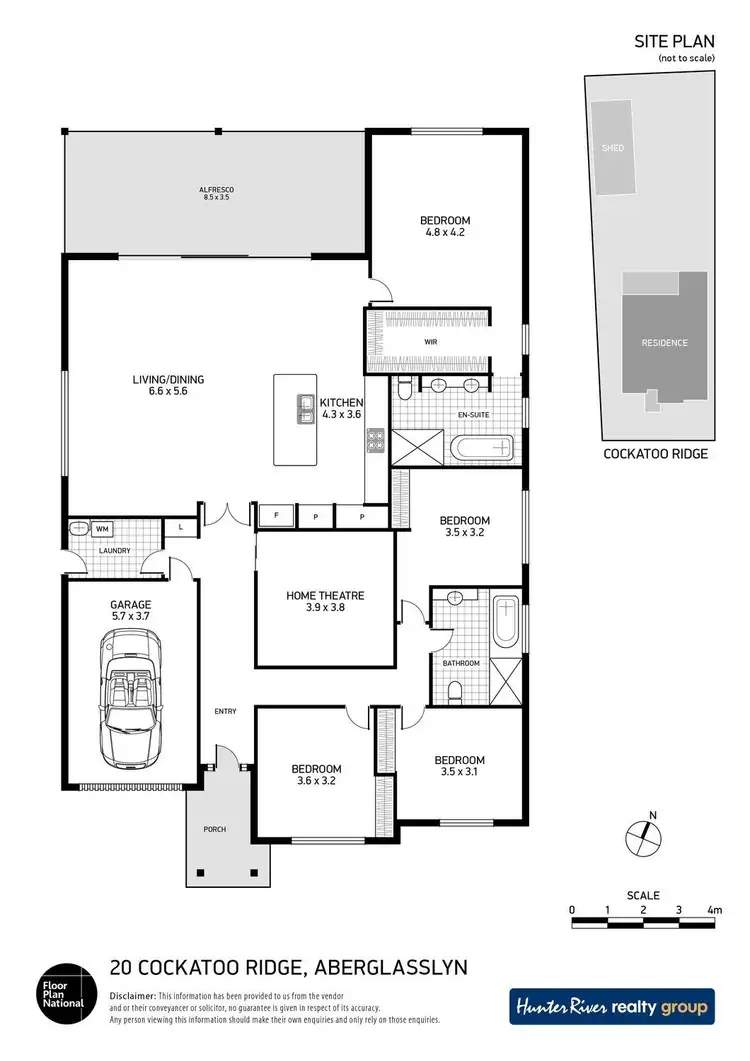 Floorplan of Homely house listing, 20 Cockatoo Ridge, Aberglasslyn NSW 2320
