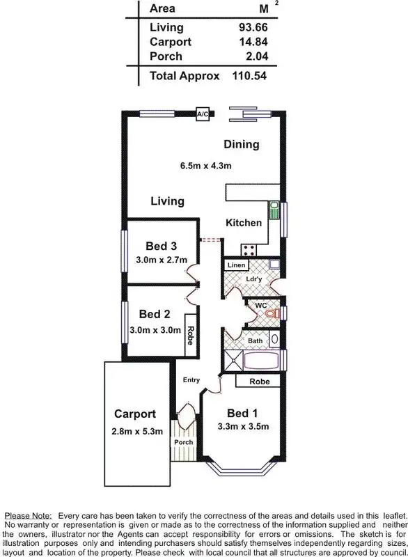 Floorplan of Homely house listing, 22B Padilla Street, Paralowie SA 5108
