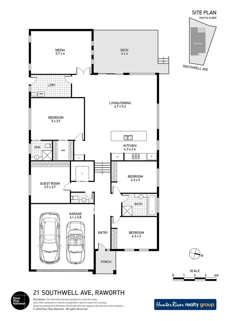 Floorplan of Homely house listing, 21 Southwell Avenue, Raworth NSW 2321