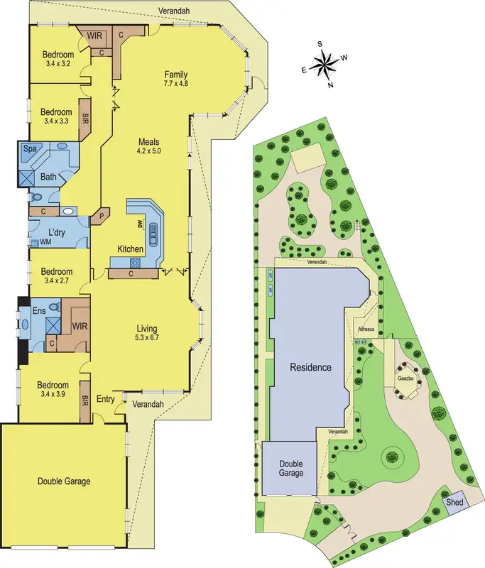 Floorplan of Homely house listing, 47 Townview Court, Leopold VIC 3224