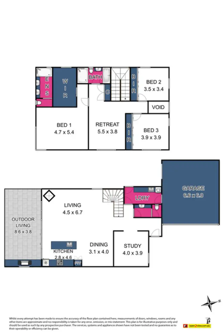 Floorplan of Homely house listing, 28 Eucalyptus Drive, Maidstone VIC 3012