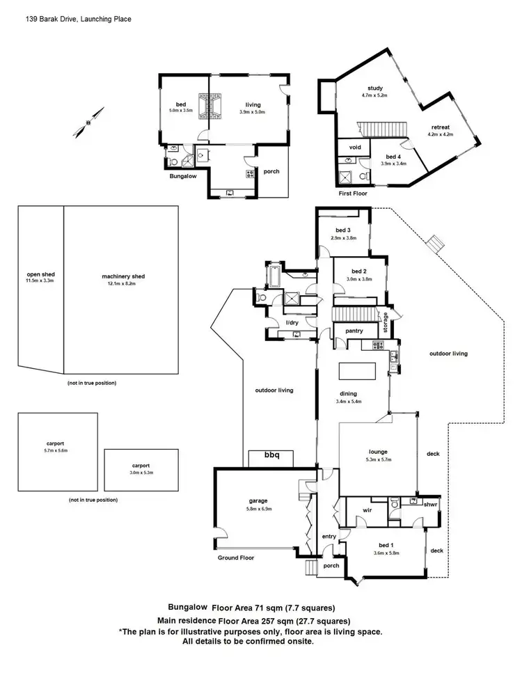Floorplan of Homely rural property listing, 139 Barak Drive, Launching Place VIC 3139