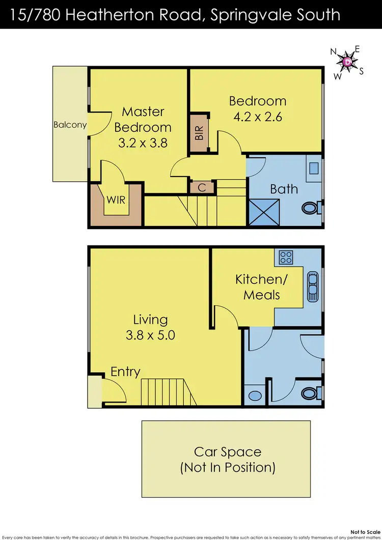 Floorplan of Homely unit listing, 15/780 Heatherton Road, Springvale South VIC 3172