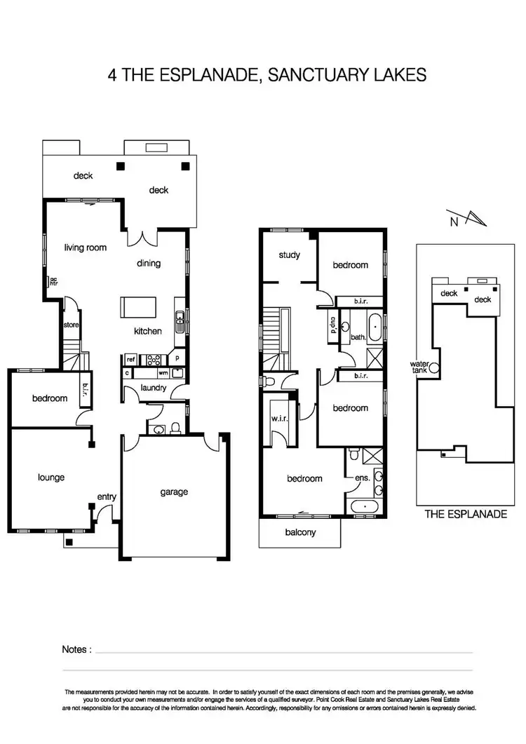 Floorplan of Homely house listing, 4 The Esplanade, Sanctuary Lakes VIC 3030