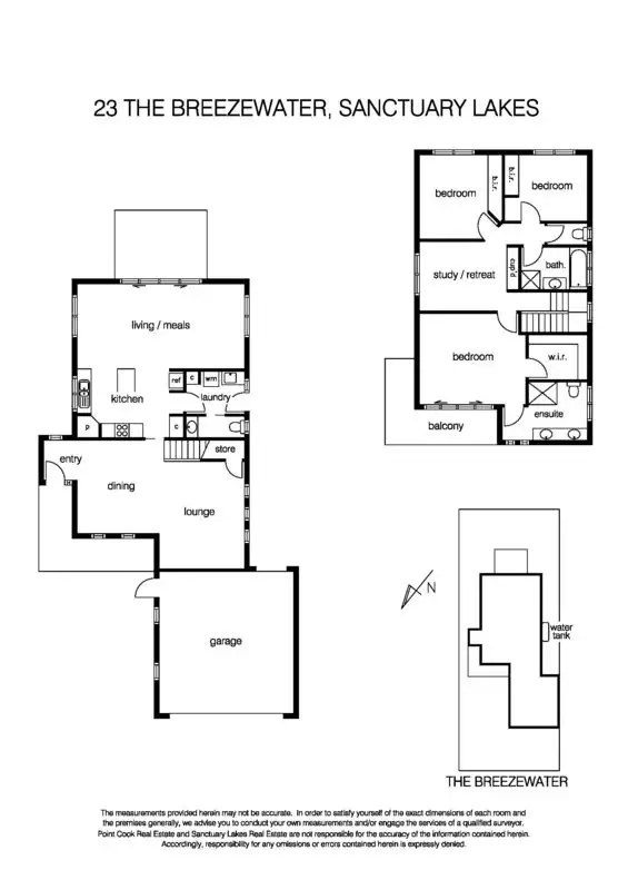 Floorplan of Homely house listing, 23 The Breezewater, Sanctuary Lakes VIC 3030