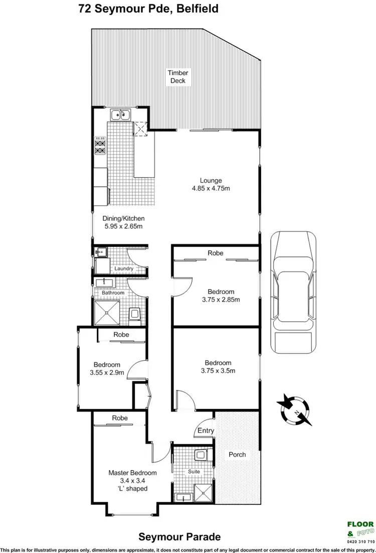 Floorplan of Homely house listing, 72 Seymour Parade, Belfield NSW 2191