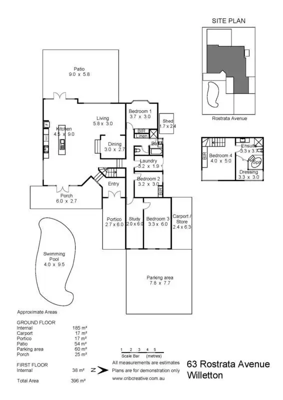 Floorplan of Homely house listing, 63 Rostrata Avenue, Willetton WA 6155