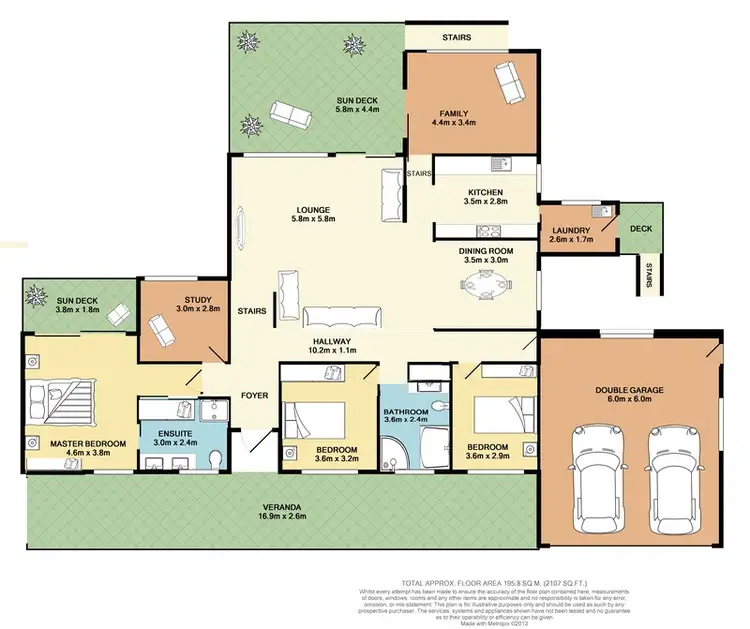 Floorplan of Homely house listing, 15 Barton Drive, Baranduda VIC 3691