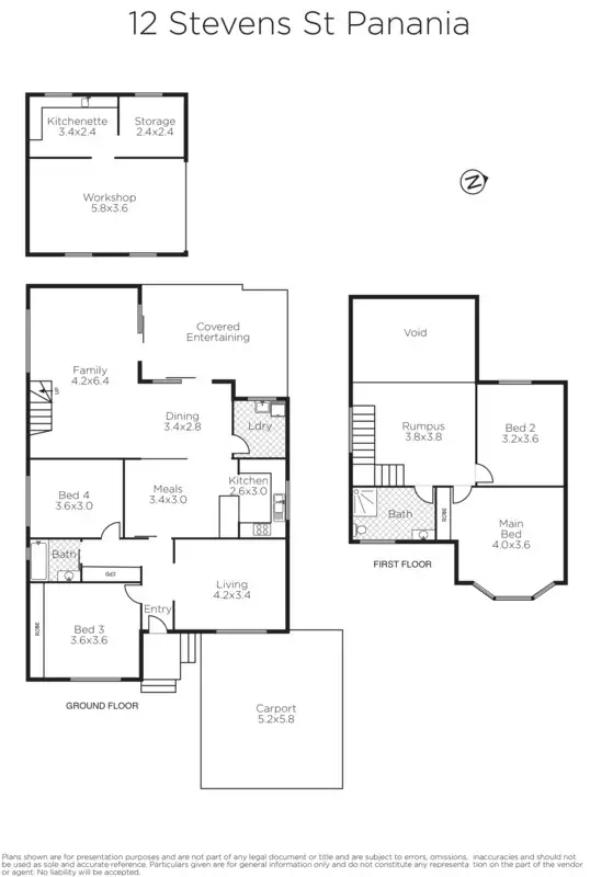 Floorplan of Homely house listing, 12 Stevens Street, East Hills NSW 2213