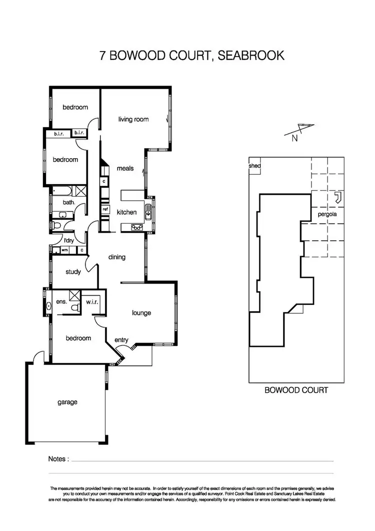 Floorplan of Homely house listing, 7 Bowood Court, Seabrook VIC 3028