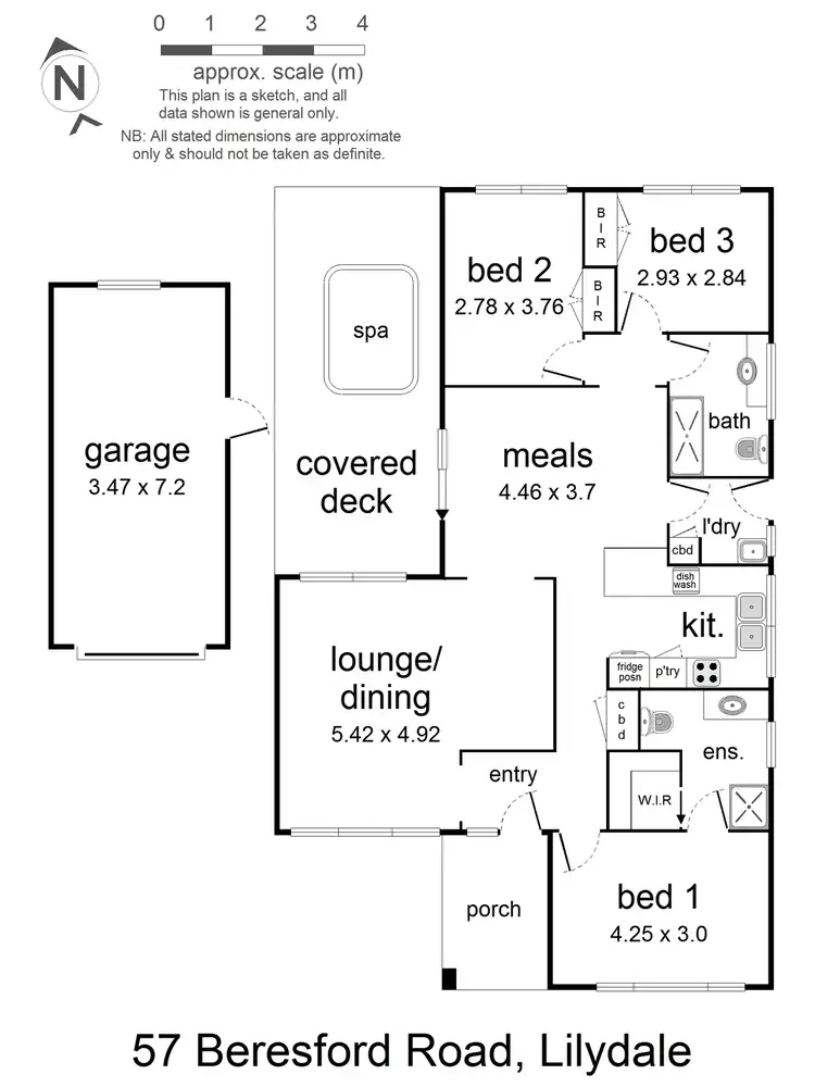 Floorplan of Homely house listing, 57 Beresford Road, Lilydale VIC 3140