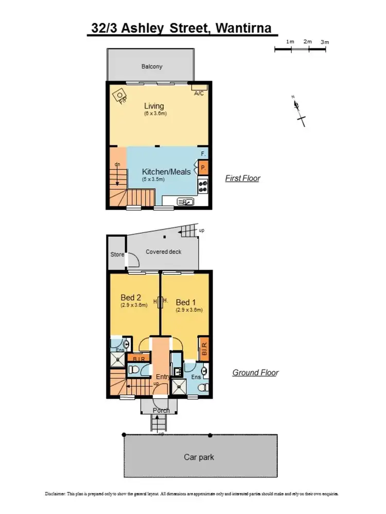 Floorplan of Homely unit listing, 32/3 Ashley Street, Wantirna VIC 3152