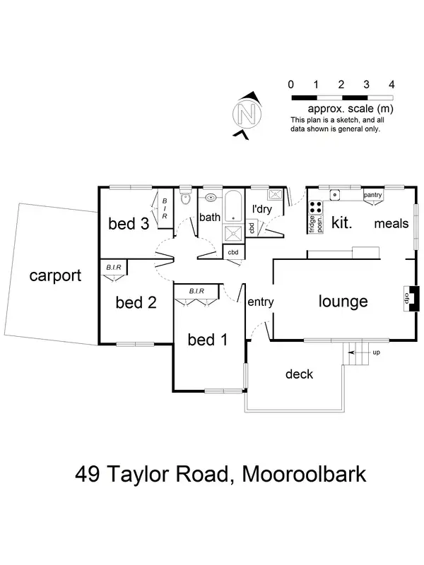 Floorplan of Homely house listing, 49 Taylor Road, Mooroolbark VIC 3138